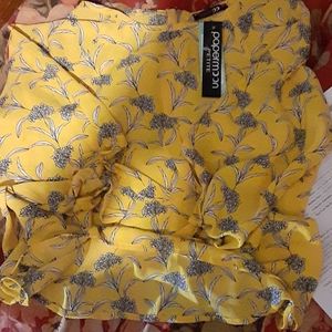 Papermoon laurie tie sleeve blouse